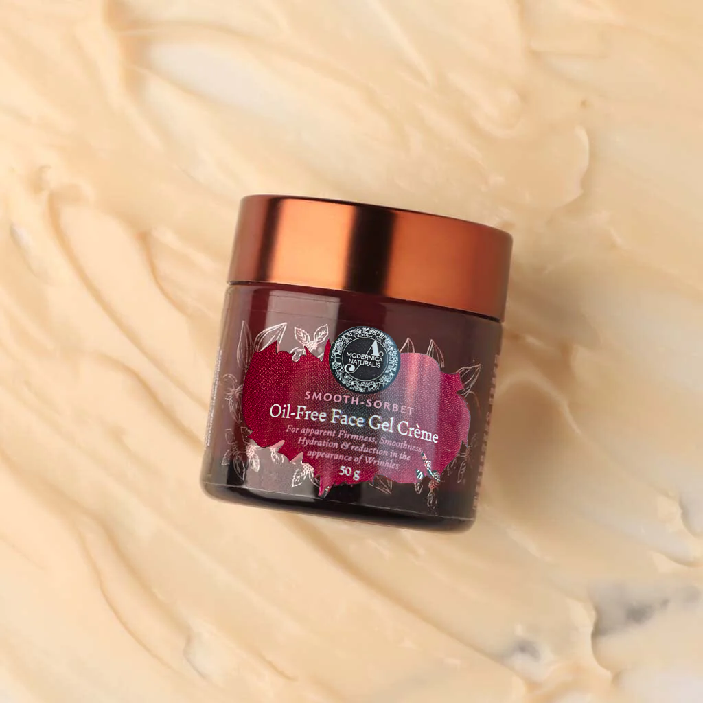 Smooth-Sorbet | Gel facial textura crema, sin aceite | Consigue efecto aparente rellenador de arrugas, claridad, suavidad e hidratación | paquete de 2