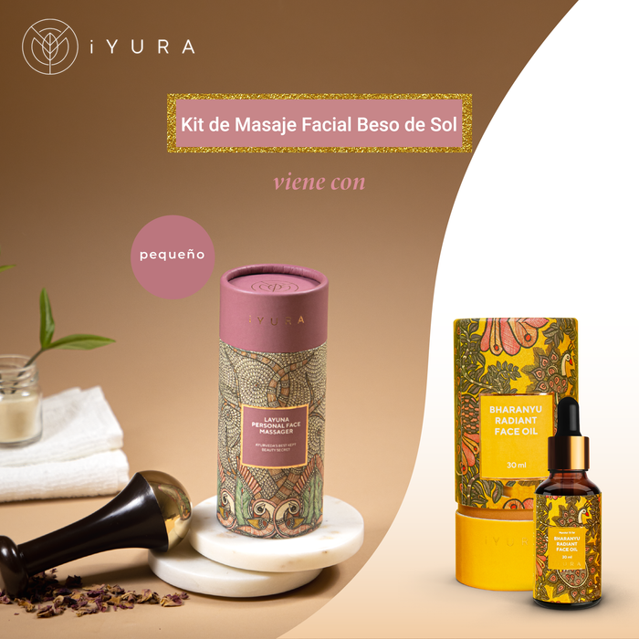 Kit de Masaje Facial Beso de Sol