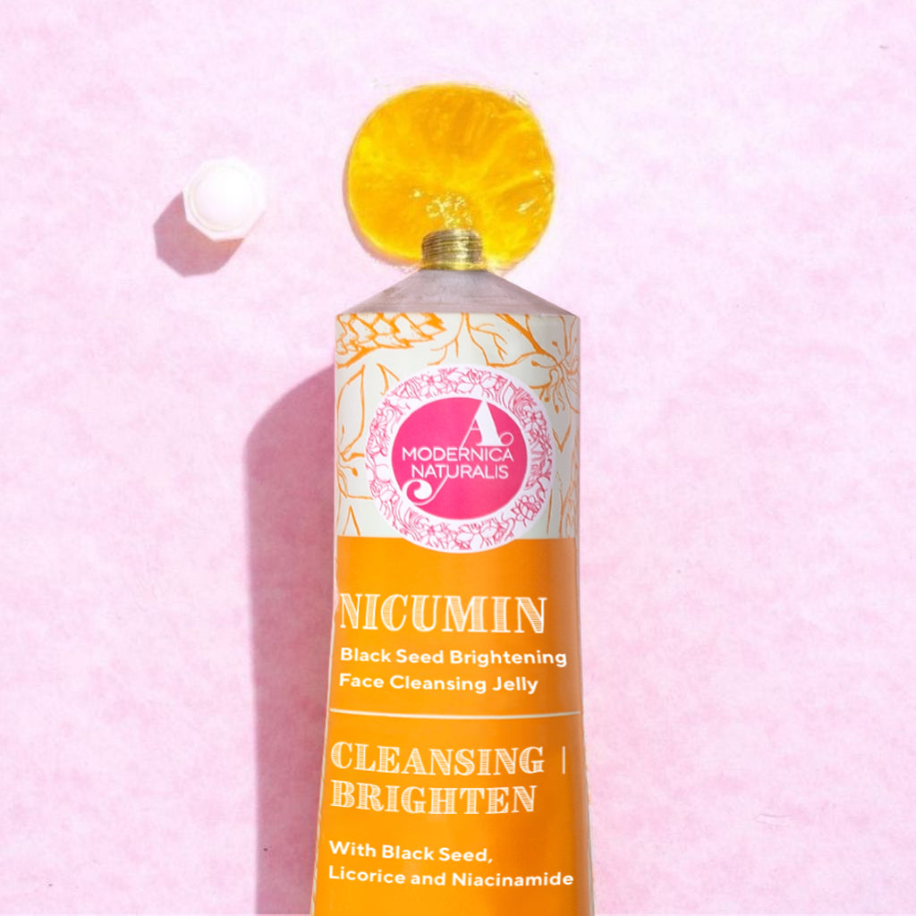 Jalea limpiadora e iluminadora de Comino Negro – Con potentes extractos de Semilla Kalonki, Regaliz, Azafrán y Enriquecido con Niacinamida