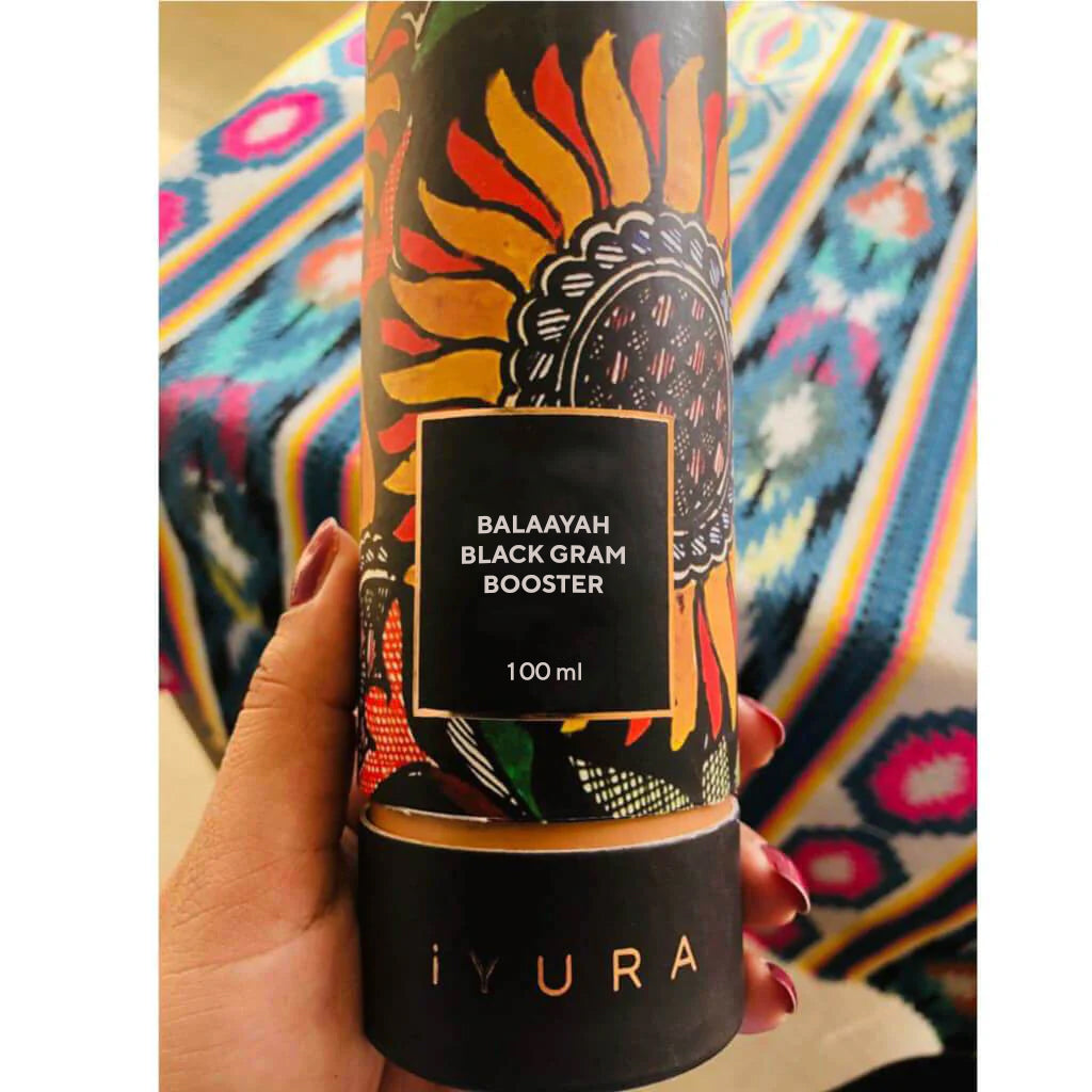 Balaayah Black Gram Booster - Mejor Aceite Corporal para Piel Seca - Aceite de Masaje Natural para el Cuidado de la Piel - Hidratante Corporal Mejor que la Loción Corporal