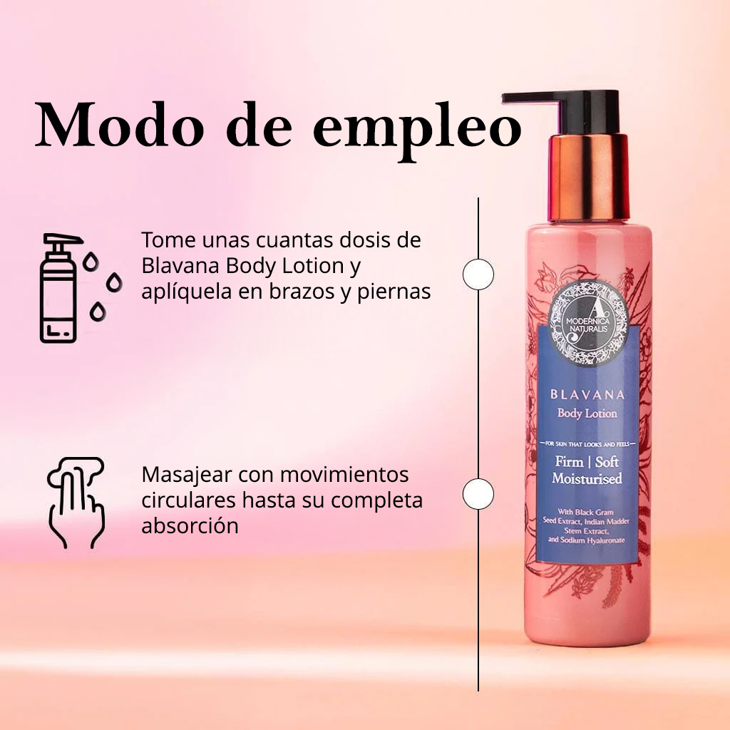 Loción corporal Blavana - Hidrata, suaviza y reafirma la piel seca, envejecida y con pliegues - Fórmula revolucionaria con gramo negro - La mejor loción corporal para la piel madura del cuerpo - Con ingredientes clínicamente probados