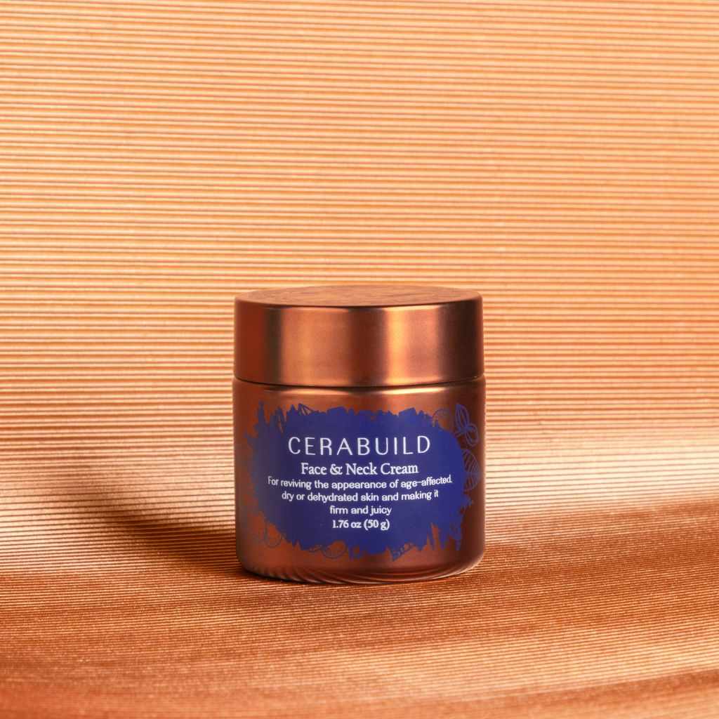 Cerabuild Face and Neck Cream - Resurface, Plump & Protect Your Skin with Phyto-Ceramides Lotion & Moisturizer A Modernica Naturalis 