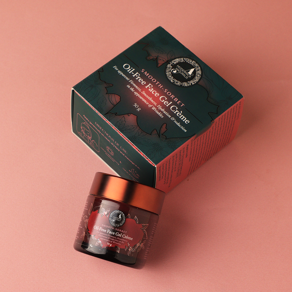Smooth-Sorbet | Gel facial textura crema, sin aceite | Consigue efecto aparente rellenador de arrugas, claridad, suavidad e hidratación