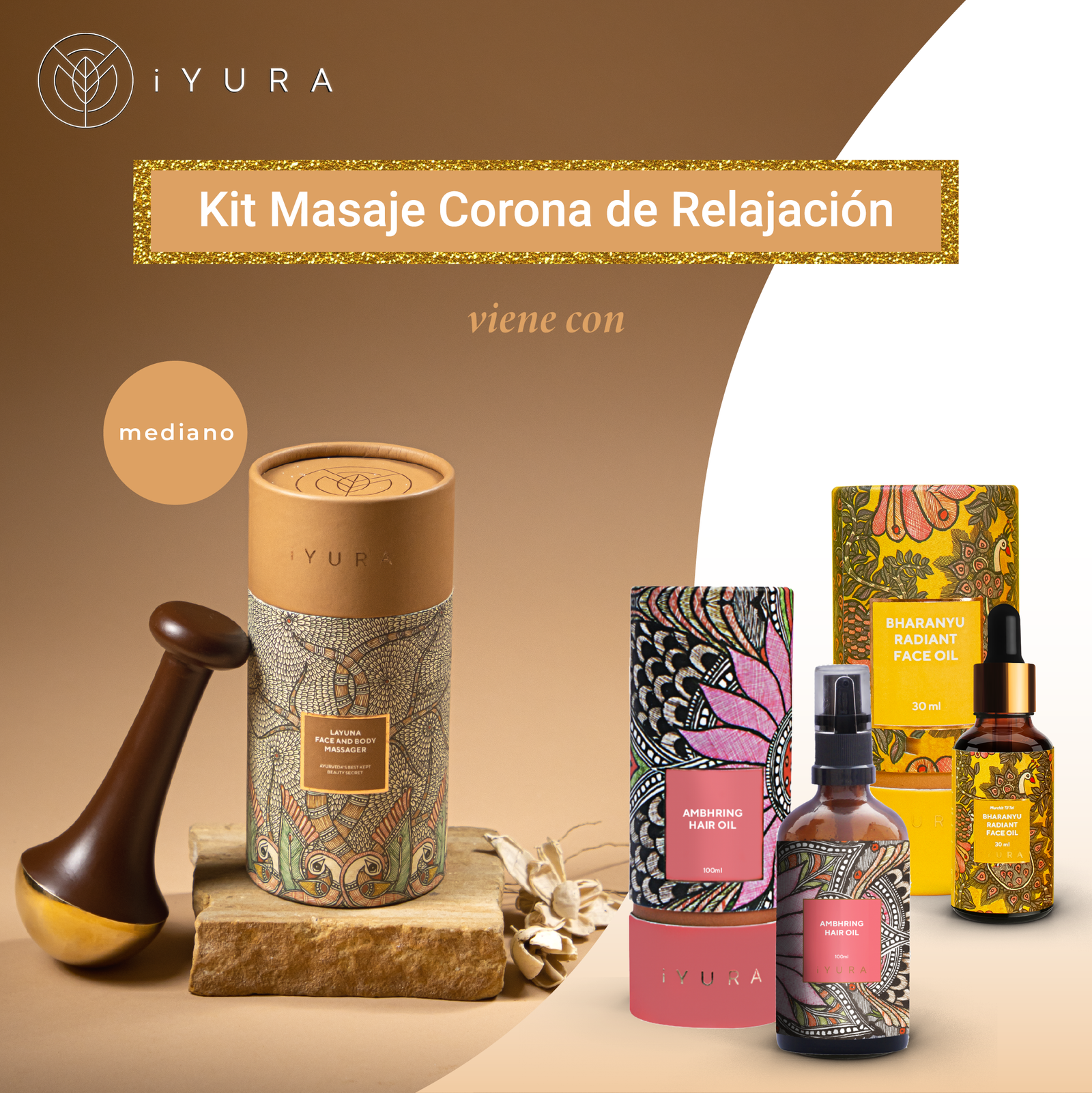 Kit Masaje Corona de Relajación