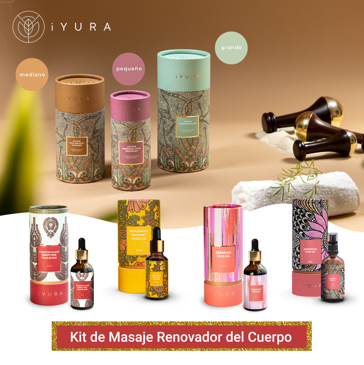 Kit de Masaje Renovador del Cuerpo