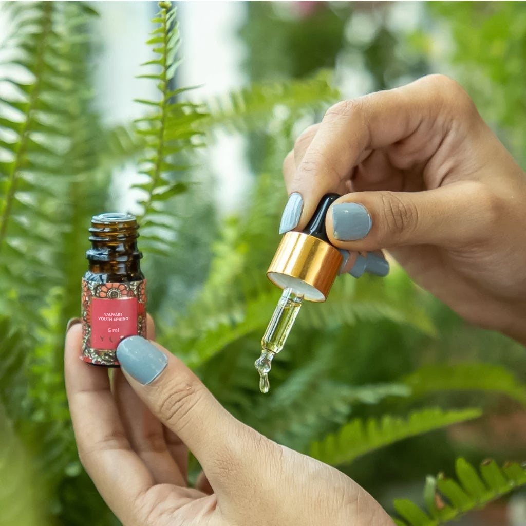 Mini Aceite Facial Juventud Primaveral Yauvari -El mejor humectante para piel Madura o Envejecida