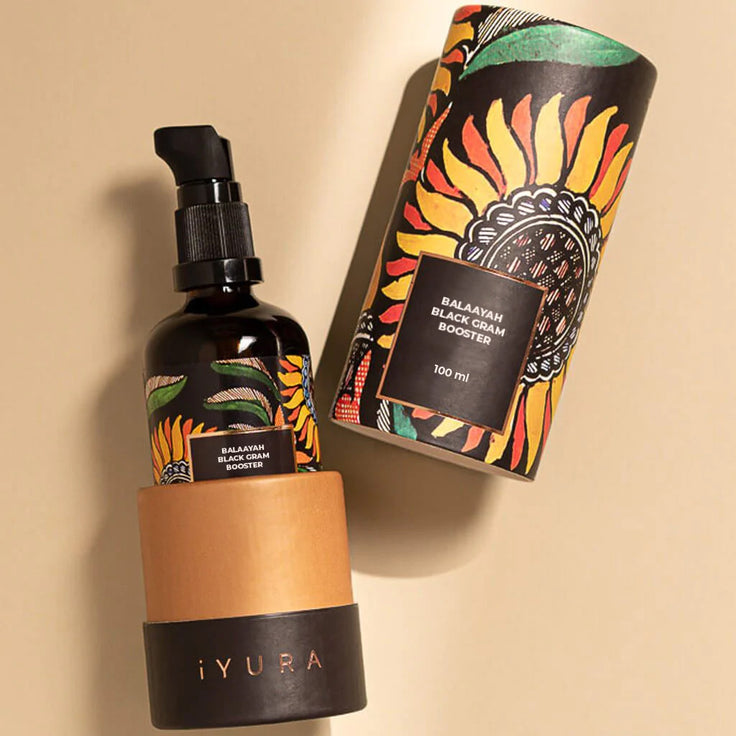 Balaayah Black Gram Booster - Mejor Aceite Corporal para Piel Seca - Aceite de Masaje Natural para el Cuidado de la Piel - Hidratante Corporal Mejor que la Loción Corporal