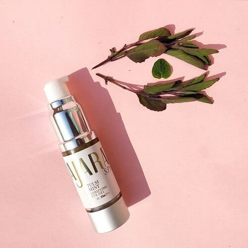 Gel Tonificante para Ojos de Tulsi y Menta